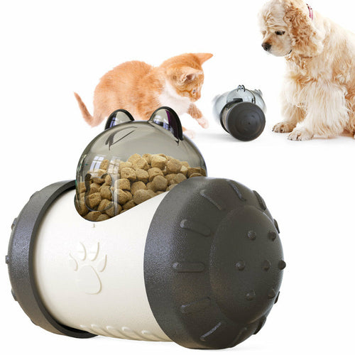 Interactive Slow Feeder Ball for Dogs & Cats – Treat Dispensing Fun Toy