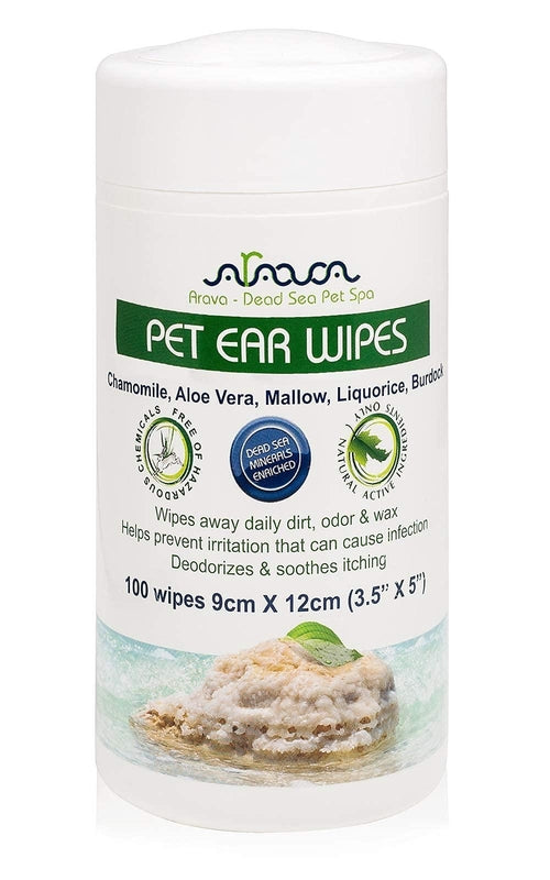 Pet Ear Cleaning Wipes – Gentle & Allergen-Free for Dogs & Cats, 100pcs