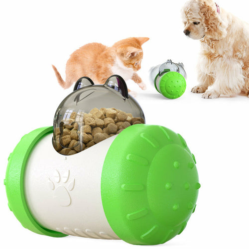 Interactive Slow Feeder Ball for Dogs & Cats – Treat Dispensing Fun Toy