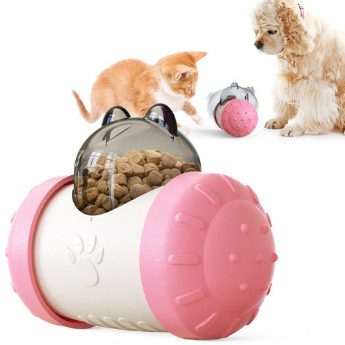 Interactive Slow Feeder Ball for Dogs & Cats – Treat Dispensing Fun Toy