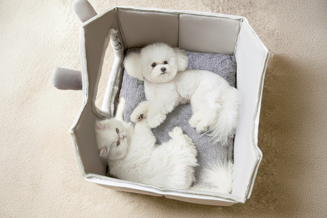 Removable Roof Plush Pet House