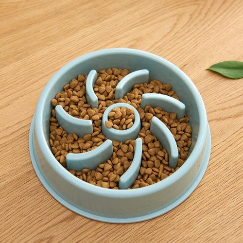 Choke-Free Slow Feeder Bowl – Healthy Eating for Dogs & Cats