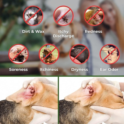 Pet Ear Cleaning Wipes – Gentle & Allergen-Free for Dogs & Cats, 100pcs