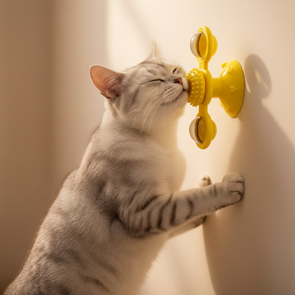 Whirling LED Cat Toy Balls – Fun & Active Play for Cats