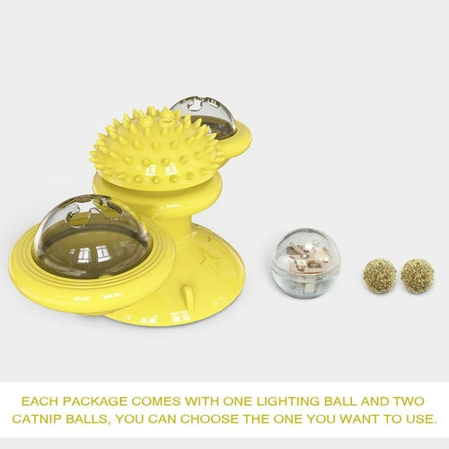 Whirling LED Cat Toy Balls – Fun & Active Play for Cats
