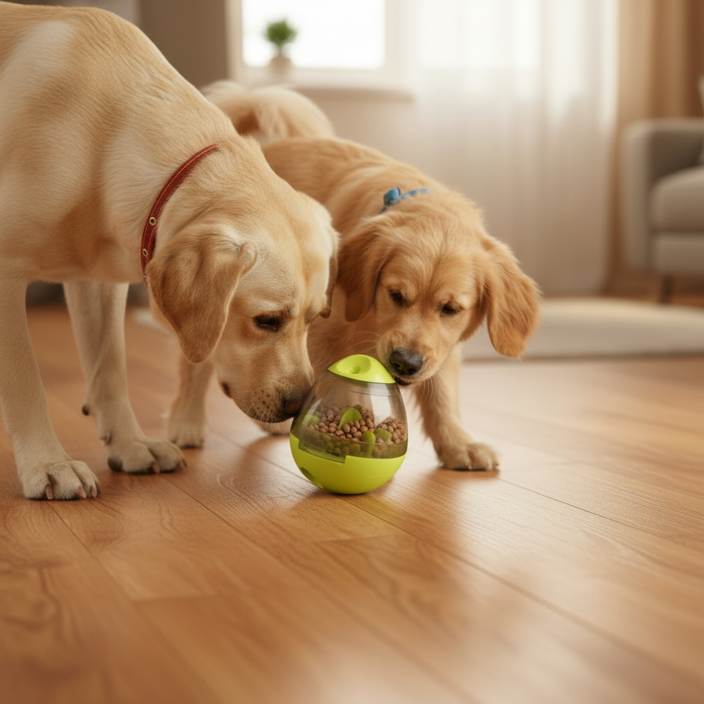 Interactive Dog Toys IQ Food Ball Toy Smarter Food Dogs Treat